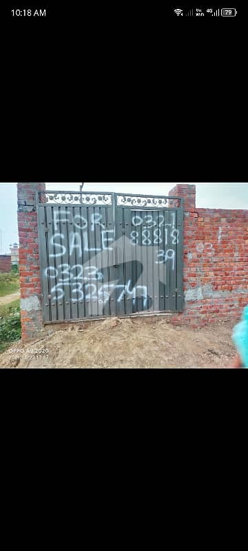 4 marla plot chappa city