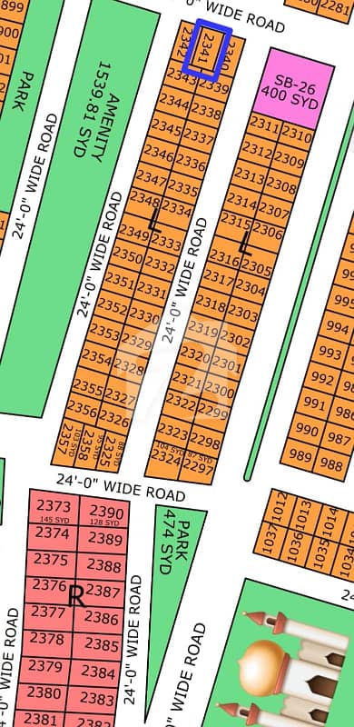 L- 2342, 80 Square Yard, Gold Block Plot For Sale