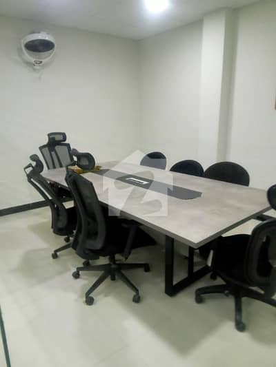FURNISHED OFFICE Available Prime Location For It House Canal Road Facing Park.