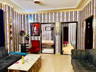 Gold Crest Fully Furnished 2-Bed Apartment Available for Rent