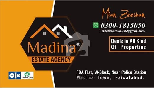 3 Marla Plot Commercial Shop Ghalib City Near Canal Road Shop For Sale