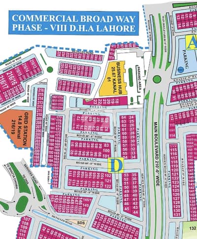 8 Marla plot for sale in phase 8 Broadway block D. 8 Marla plot for sale in phase 8 Broadway block D.
