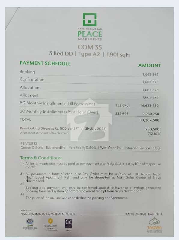 Nayanazimabad Peace Apartments com 35 Nayanazimabad Peace Apartments com 35