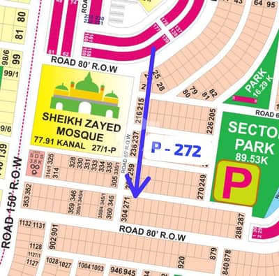 Next To Corner Walking Distance Sector Park,Mosque Sial Estate Offers . P - 272 . Top Location Biana Plot For Sale. Meeting Possible With Biana Holder.