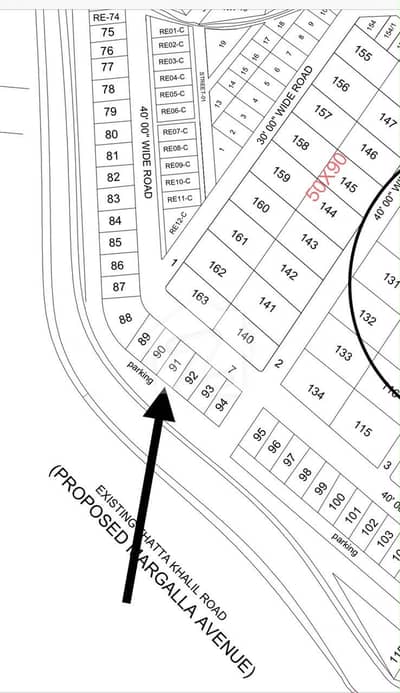 Commercial 15 marla pair plot on main Sanjani Road @3.20 Cr - C18 Islamabad