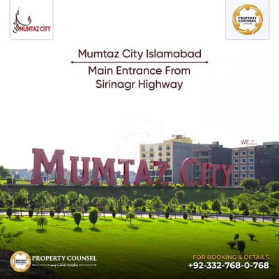 6 Marla Corner Residential Plot for Sale in Ravi Block Mumtaz City Islamabad | Investor Rate | Prime Location | Near New Islamabad International Airport | Ready to Construct