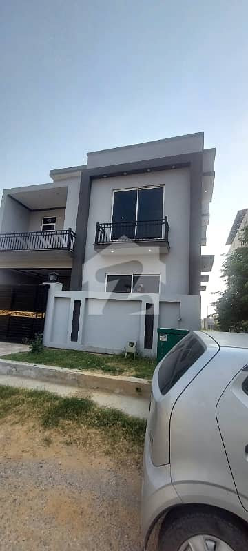Brand new Short corner House for sale E block 7 Marla