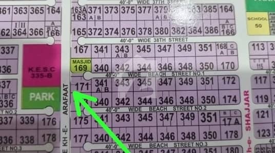 Plot for sale Main kh e Arafat Plot no 171/1 Near street 38 500 yards 9050 Demand 9.25 Crore Plot for sale Main kh e Arafat Plot no 171/1 Near street 38 500 yards 9050 Demand 9.25 Crore
