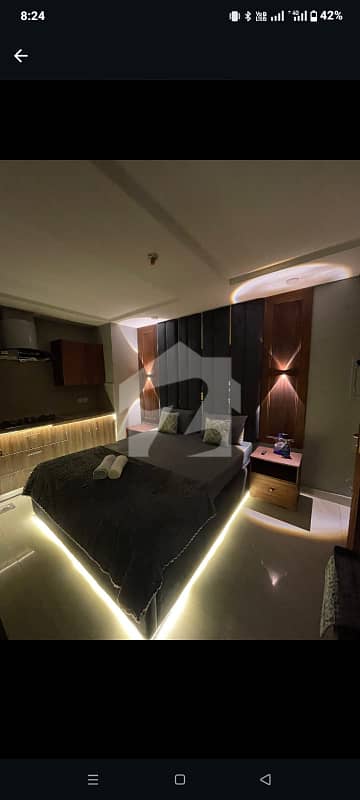 Luxury Furnished Studio Apartment Available for Rent Gulberg Heights** Luxury Furnished Studio Apartment Available for Rent Gulberg Heights**