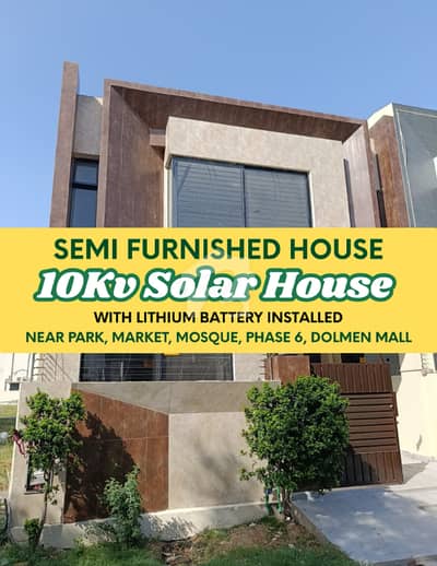 10kv Solar with Backup Security Fence CCTV Semi Furnished Modern Design New