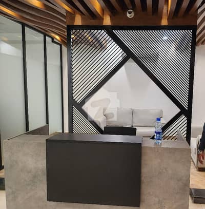 8 Marla commercial furnished floor for rent in phase 6 DHA Lahore