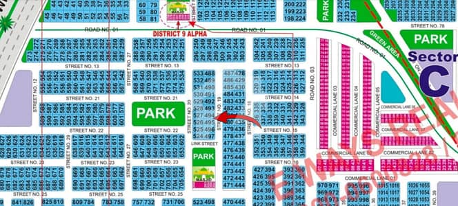 10 Marla Prime Residential Plot For Sale In DHA Bahawalpur Sector C