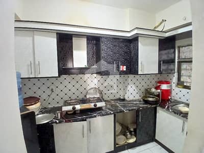 In Daniyal Residency West Open Corner Flat For sale Sized 1050 Square Feet ,
