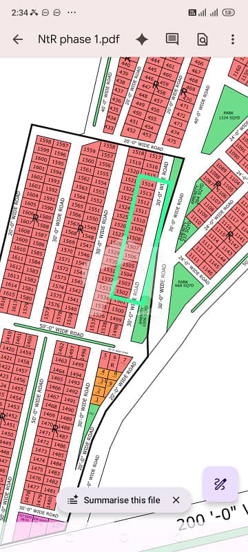 120 SQ YARDS PLOT FOR SALE AT OVERSEAS BLOCK NTR-01