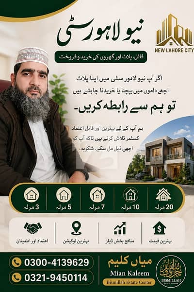 A Prime Location Residential Plot In New Lahore City