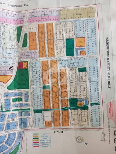 Residential Plot Spread Over 355 Marla In D-17 Available