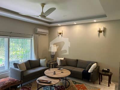 FOR RENT Modern Furnished 2-Beds Ground Portion With Beautiful Lawn F_8/2