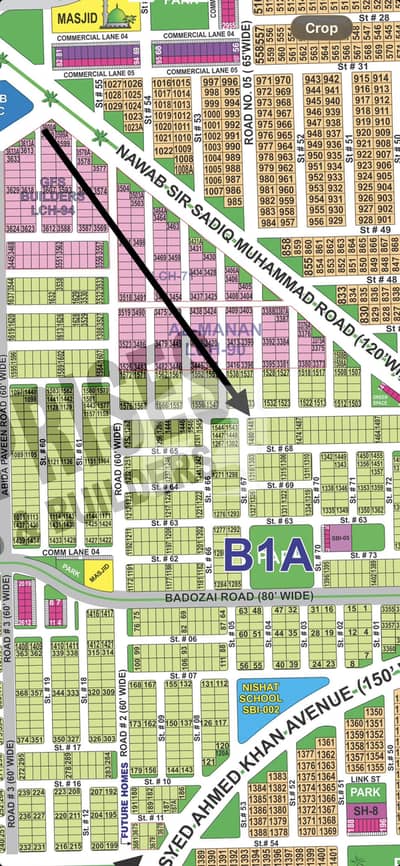Centrally Located Corner Residential Plot In DHA Phase 1 - Sector B1 Is Available For sale
