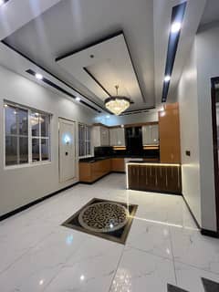 Luxury Brand New Bungalow Available For Sale In Naya Nazimabad Block C Corner 120 Sq Yard