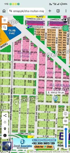 10 Marla Residential Plot for Sale on Easy Installments in DHA Multan Sector B1