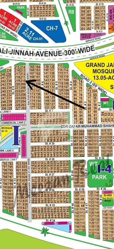 DHA Multan Sector I 1 Kanal 65ft Facing Residential Plot Near To Park, Masjid And Commercial.
