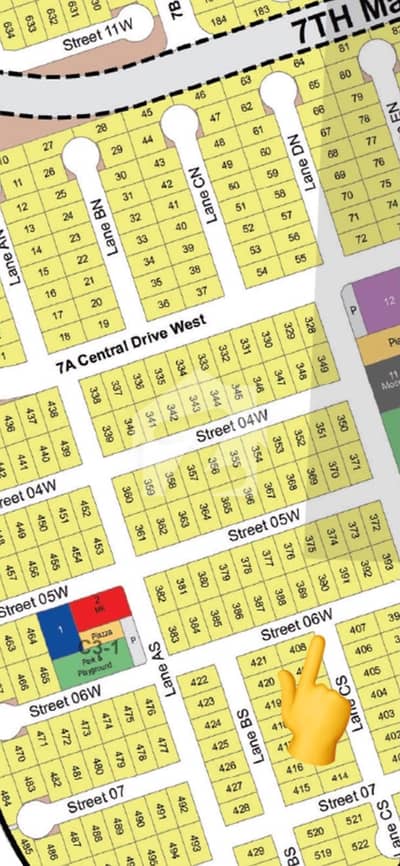 Dha city karachi plot available for sale sector 7A 500yard prime location