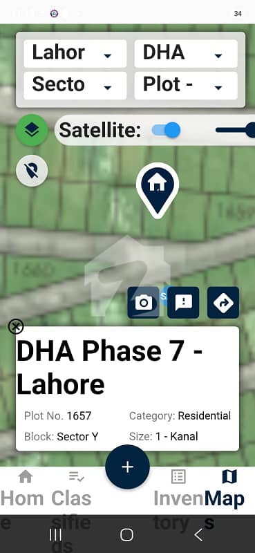 PLOT FOR SALE IN DHA PHASE 7