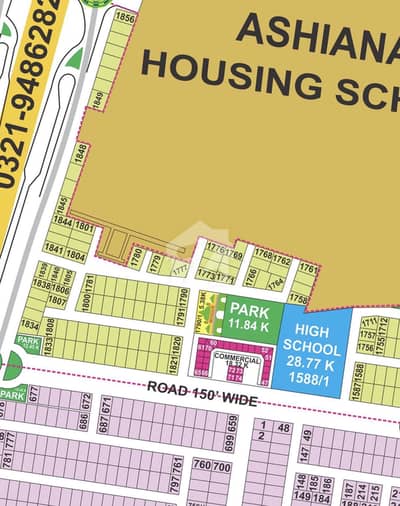 1 KANAL CORNER POSSESSION PLOT MAIN BACK NEAR PARK MASJID TOP LOCATION