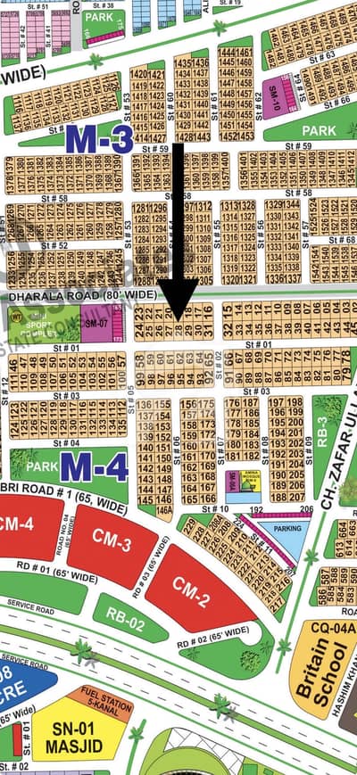 1 Kanal Prime Location Plot Possession Sector Most Demanding Area Near To Park Main Boulevard Available For Sale In DHA Multan