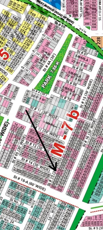 LAKE CITY M7B BLOCK 5 MARLA PLOT AVAILABLE FOR SALE