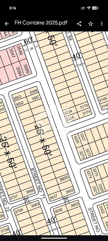 5 Marla 60 Ft Road Plot Block C Faisal Hills For Sale
