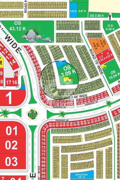 LDA CITY LAHORE Block BB 10marla Facing park plot