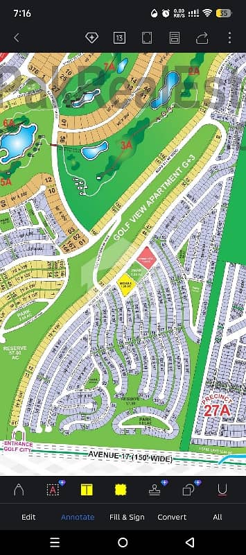 Premium Residential Plot For Sale | Golf City Karachi**