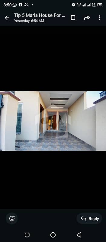 5 Marla Full House For Rent Canal Garden Lahore