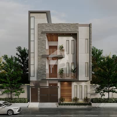Brand New 200 Square Yards Ground +2 House for Sale