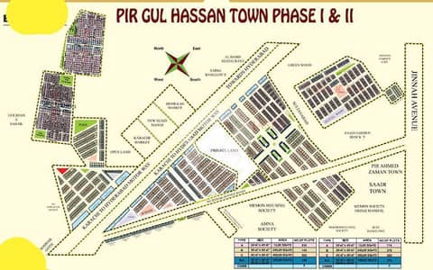 پیر گل حسن ٹاؤن سکیم 33,کراچی میں 2 کنال کمرشل پلاٹ 35.0 کروڑ میں برائے فروخت۔