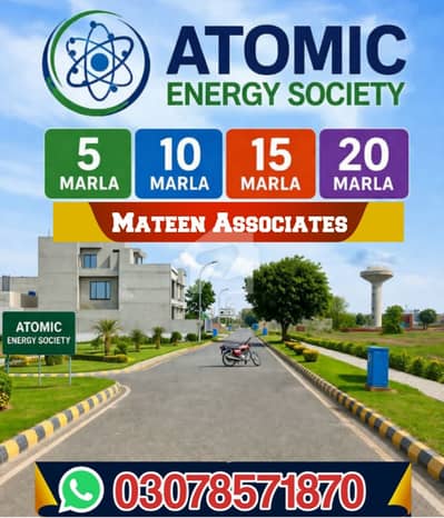 Prime Location 10-Marla Plot For Sale In Atomic Energy Canal Road Near To Bahira Town Lahore