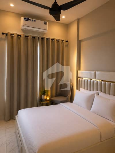 Brand New 550 Sq. Ft. Fully Furnished Studio Apartment for Rent in Khalid Commercial, DHA Phase 7 Extension