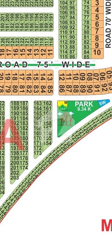 LDA city Lahore A block 10 Marla facing park on ground carpeted road possession coming soon