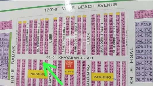 SAHIL COMMERCIAL  PLOT FOR SALE  3 SIDE CORNER OF  KH-E ALI & STREET 2 100 YARDS COMMERCIAL DEMAND 12.50 CRORE