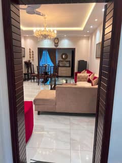1 Kanal 2 Bed Fully Furnished Upper Portion for Rent | Phase 7 Block W | Separate Gate | Corner | Parking | Dual Terraces | Extra Access Land