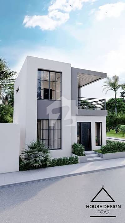 1 Kanal 5bed House Servant Room Store Lawn Solar System Installed Acs Installed And Heating System Installed