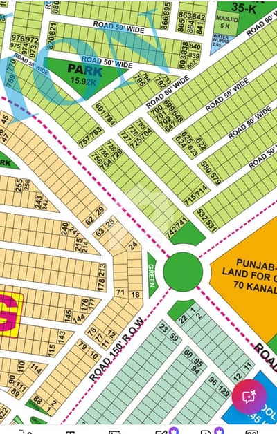 08 Marla on 80 ft ,possession and near Golf course commercial plot for sale
