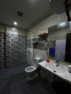 Bahria town phase 7 Rawalpindi acntilado commercial two bedrooms apartment fully luxury furnished lift 24/7 wifi security tv ac for rent available long time monthly daliy basis