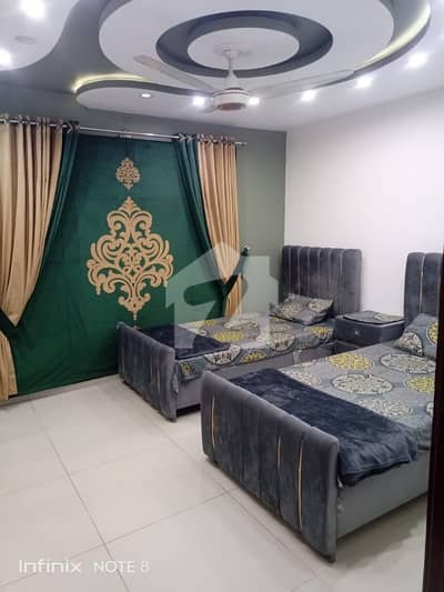 Bahria Town Phase 8 Upper Portion Luxury Fully Furnished 9 Marla Corner House Separate Interest With Gas Installed Park Face For Rent Available