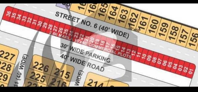Commercial Plot Available For Sale In Zinia Block Bahria Nasheman Lahore