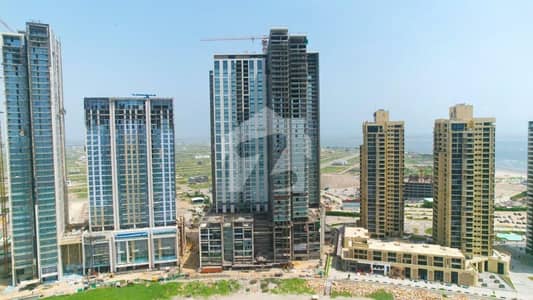 Brand New Luxury 1 Bed Marina Facing Apartment For Sale In Emaar Panorama DHA Phase 8 Karachi | 1171 Square Feet Waterfront Living