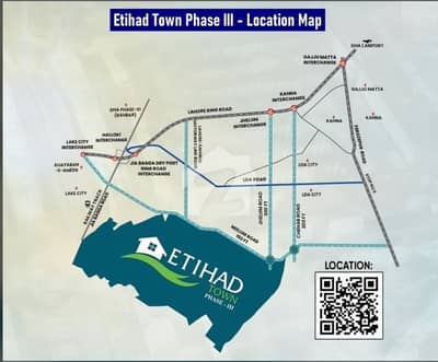 5 Marla Hot Location Residential Plot Available For Sale In Etihad Town Phase 3