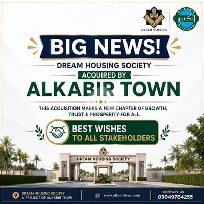 3 Marla, 5 Marla & Commercial Plots Available for Sale in Dream Housing Society, Raiwind Road Lahore