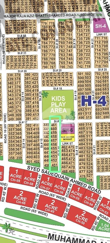 1 Kanal Residential Plot In DHA Phase 1 - Sector H For Sale